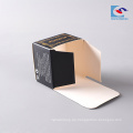 schwarz bedruckte 300 g / m² Papierbox Verpackung